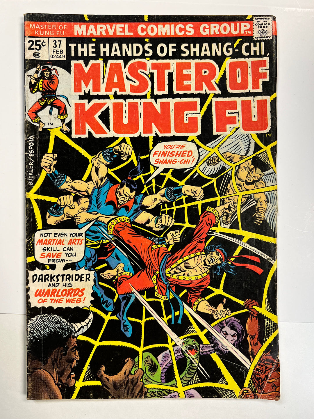 Master of Kung Fu #37 Marvel 1976 VG