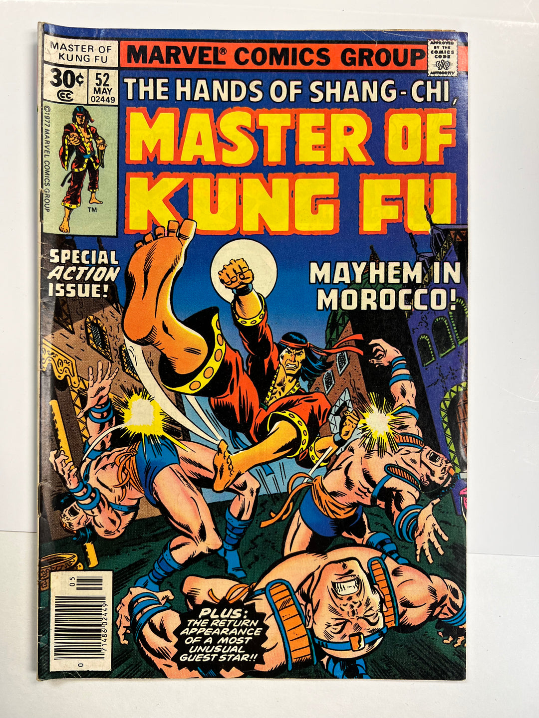 Master of Kung Fu #52 Marvel 1977 F