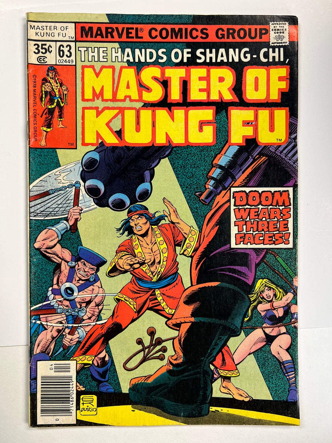 Master of Kung Fu #63 Marvel 1978 F