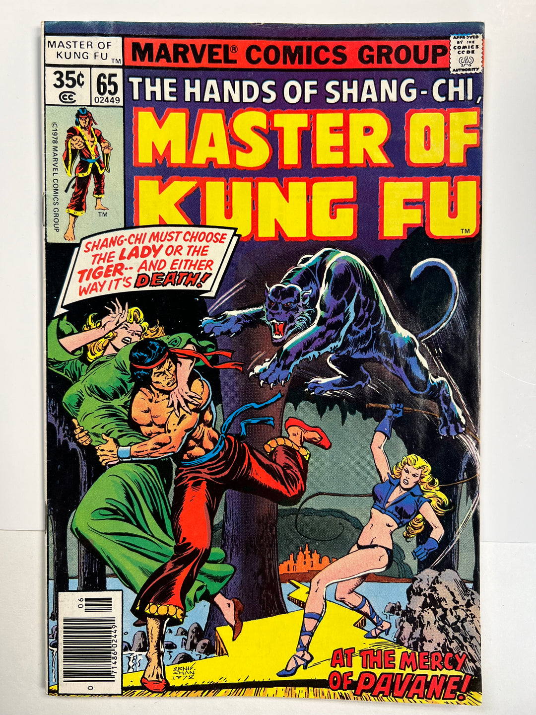 Master of Kung Fu #65 Marvel 1978 VG/F