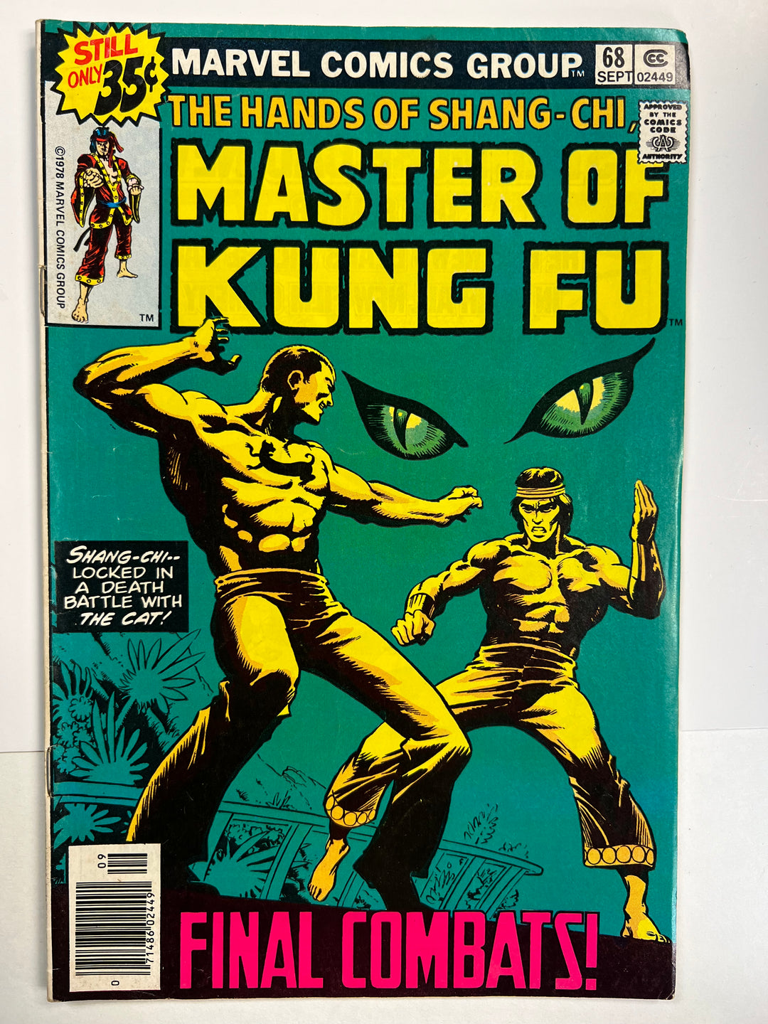 Master of Kung Fu #68 Marvel 1978 F