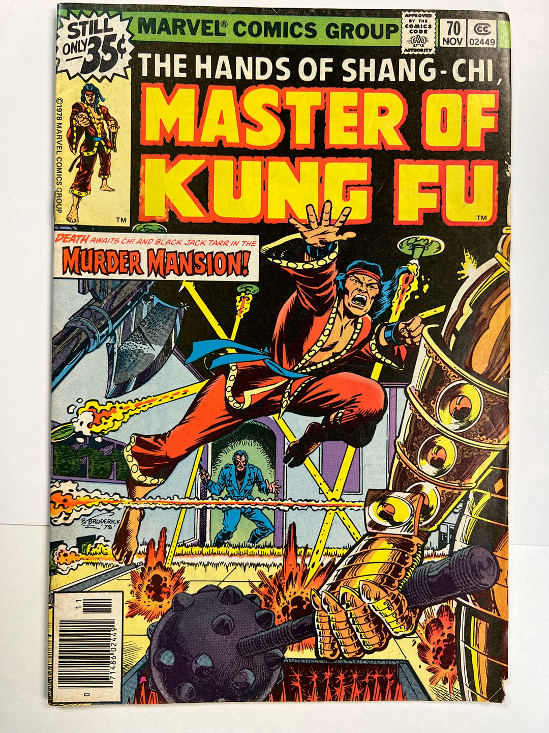 Master of Kung Fu #70 Marvel 1978 F
