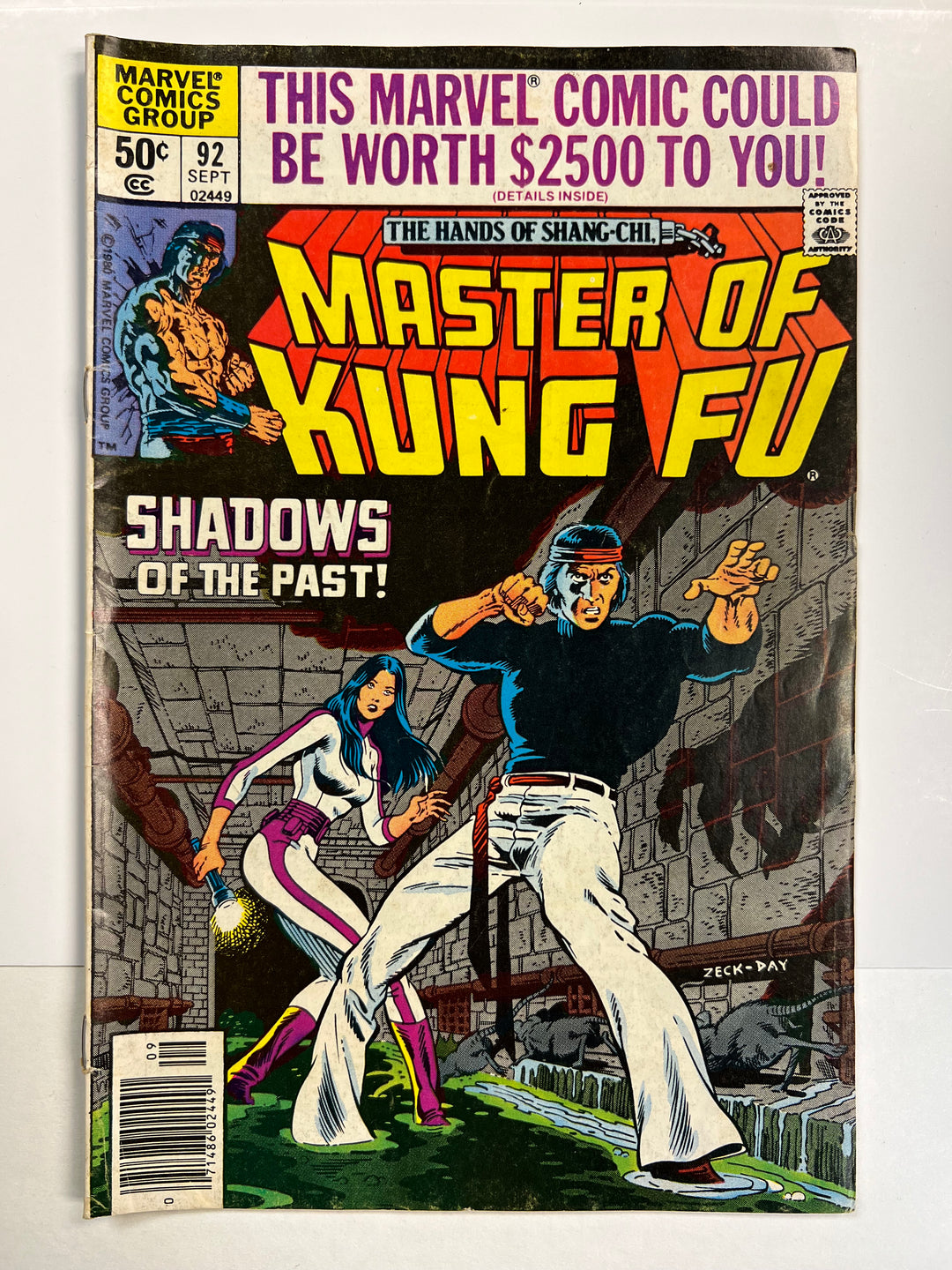 Master of Kung Fu #92 Marvel 1980 F