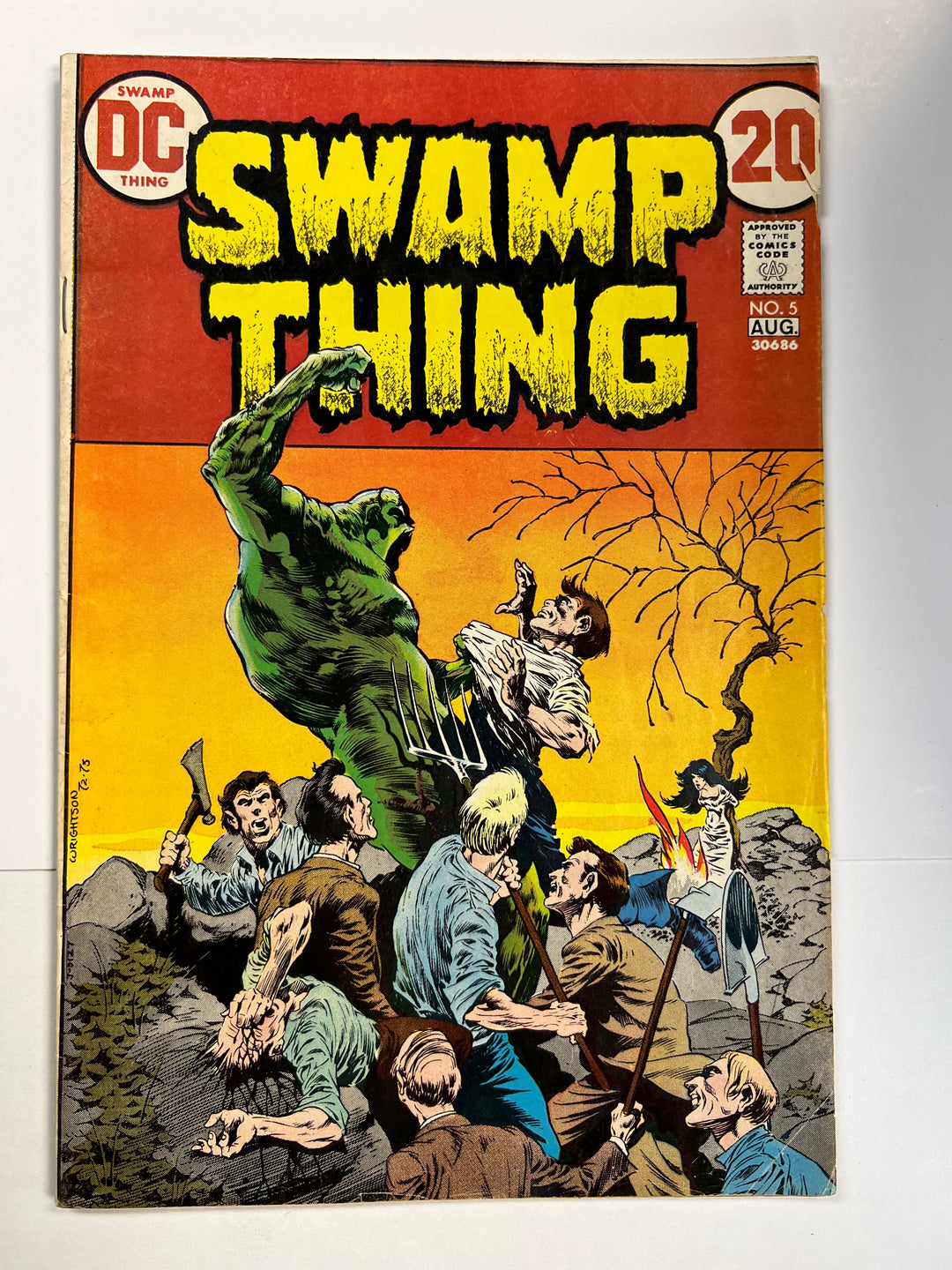 Swamp Thing #5 DC 1973 F-