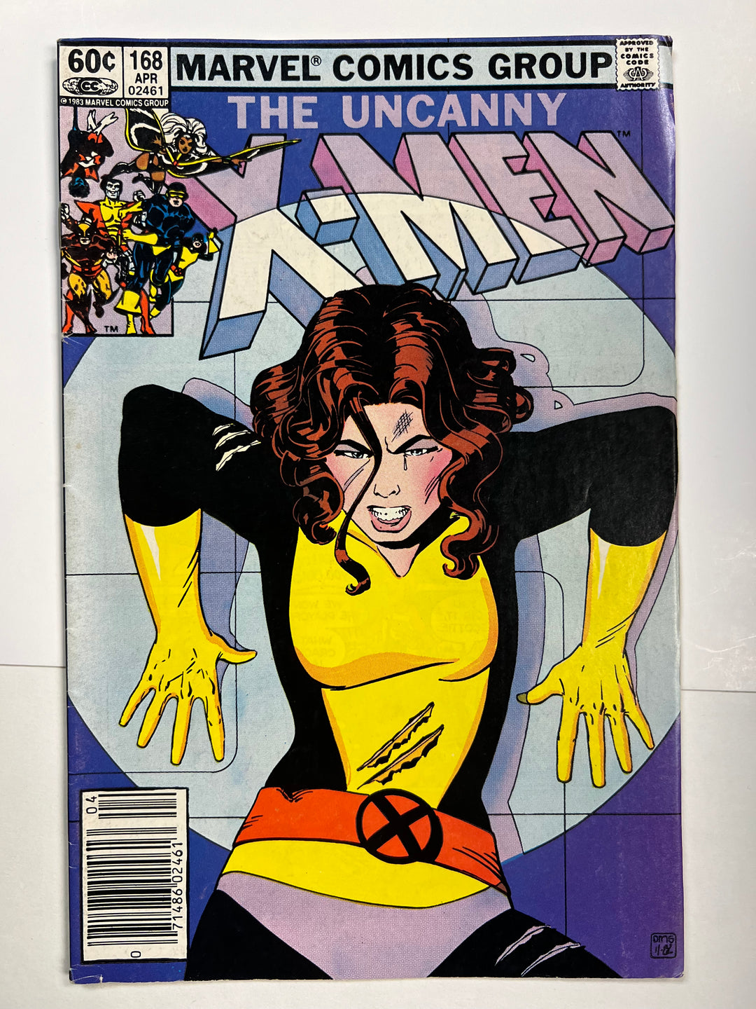 Uncanny X-Men #168 1st App Madelyne Pryor Marvel 1983 VG/F