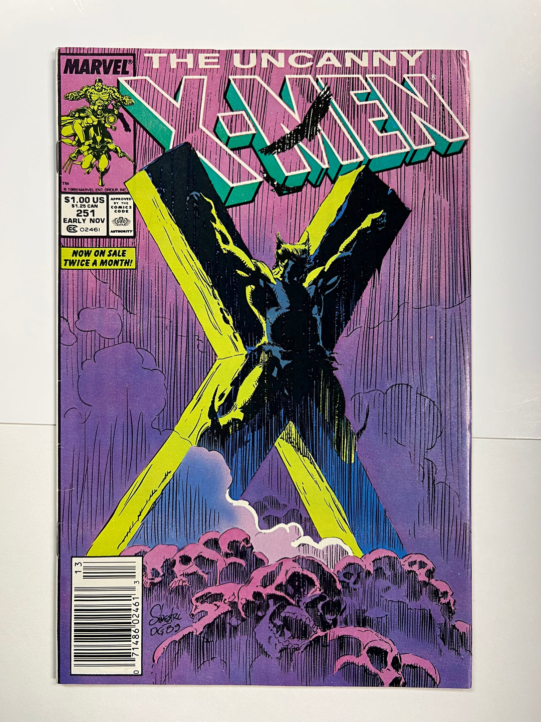 Uncanny X-Men #251 Marvel 1989 F