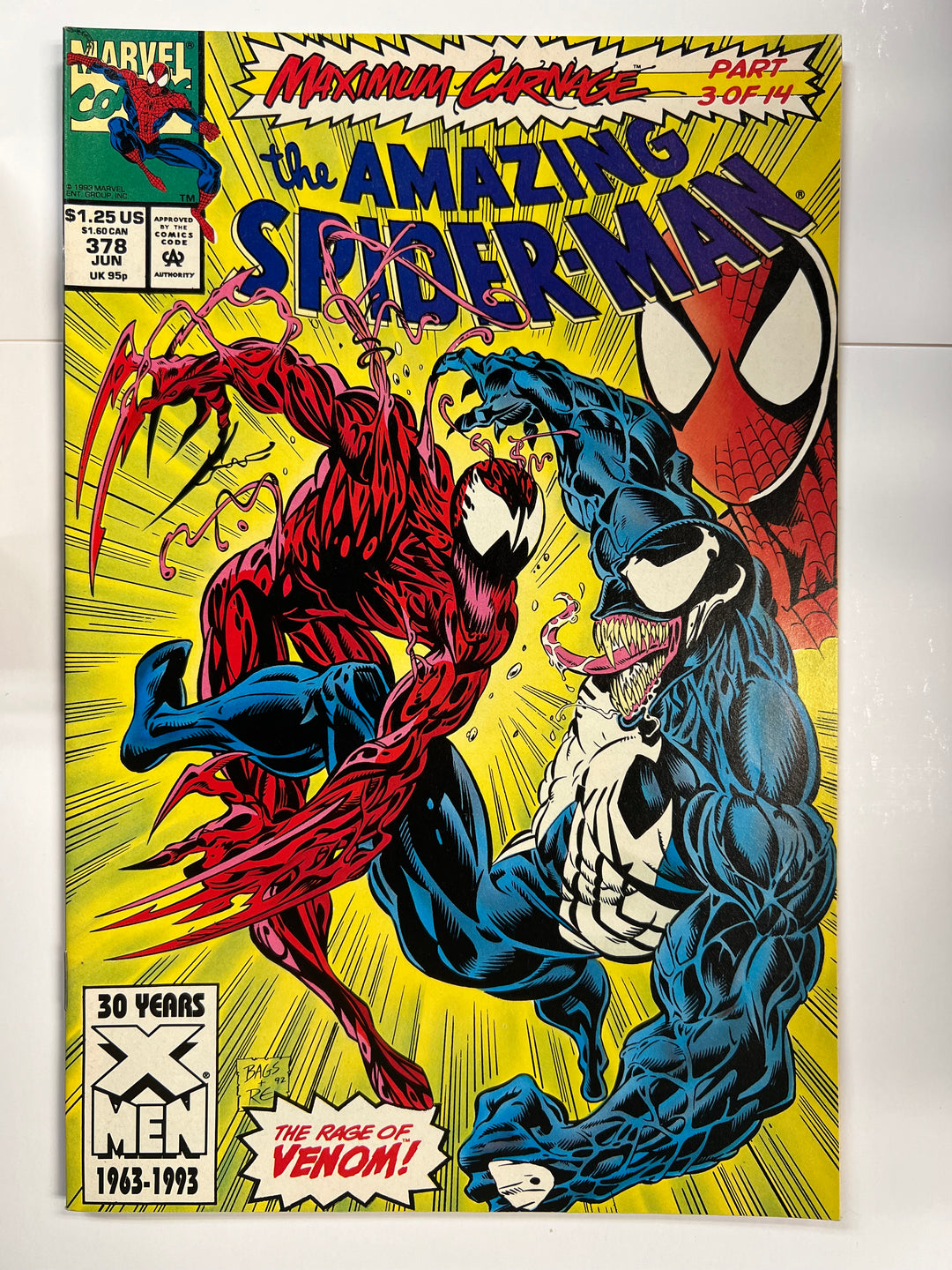 Amazing Spider-Man #378 Marvel 1993 VF+