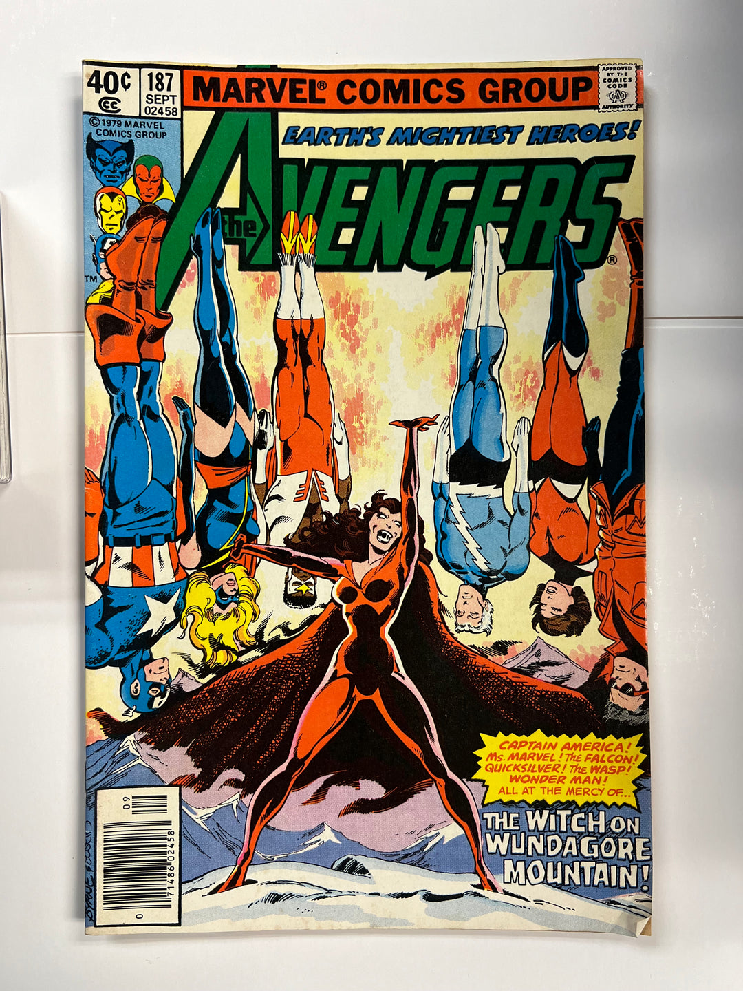 Avengers #187 Origin of Darkhold Scarlet Witch Marvel 1979 VG/F