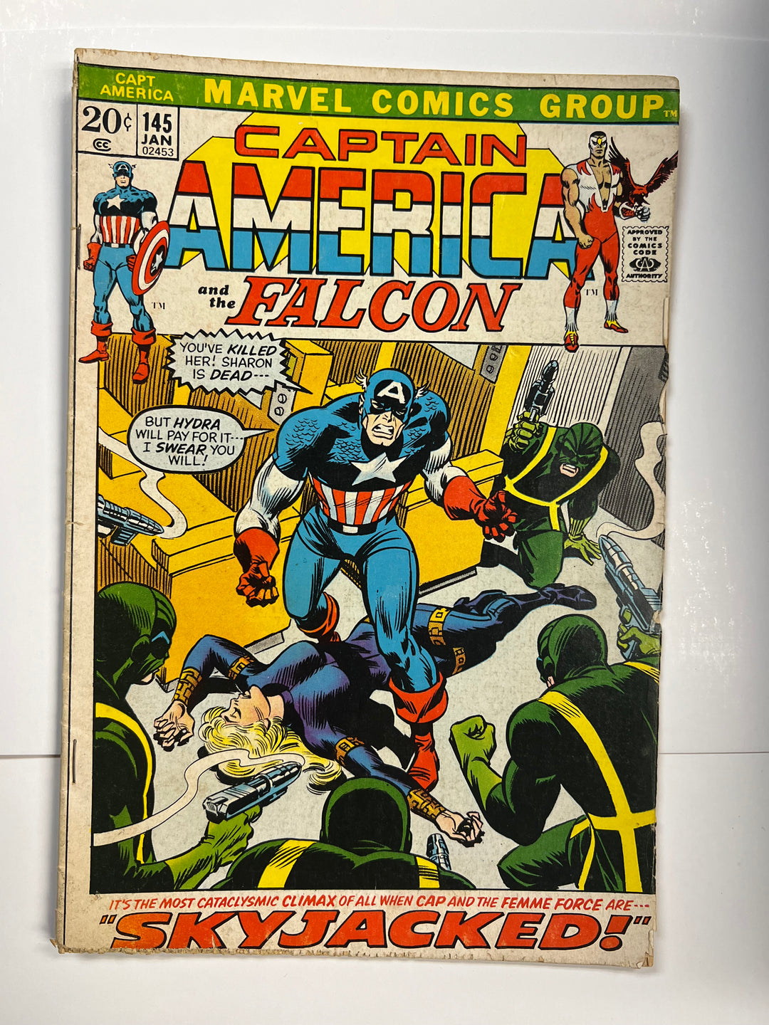 Captain America #145 Marvel 1972 VG