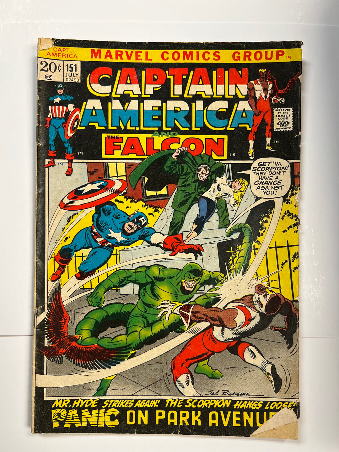 Captain America #151 Marvel 1972 VG