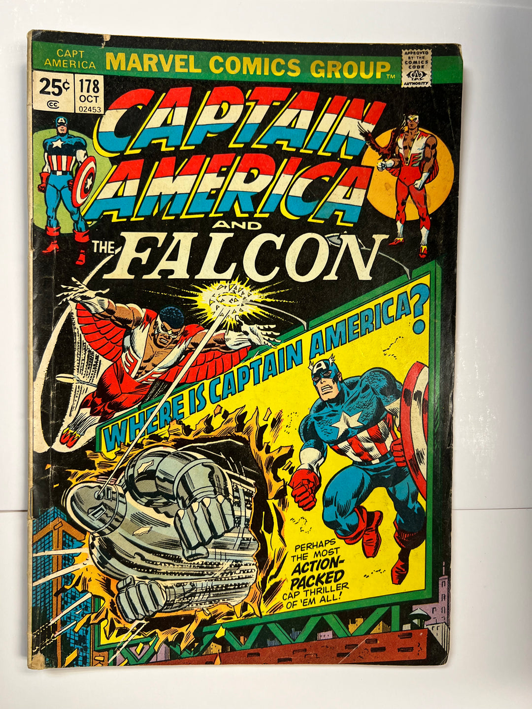 Captain America #178 Marvel 1974 VG