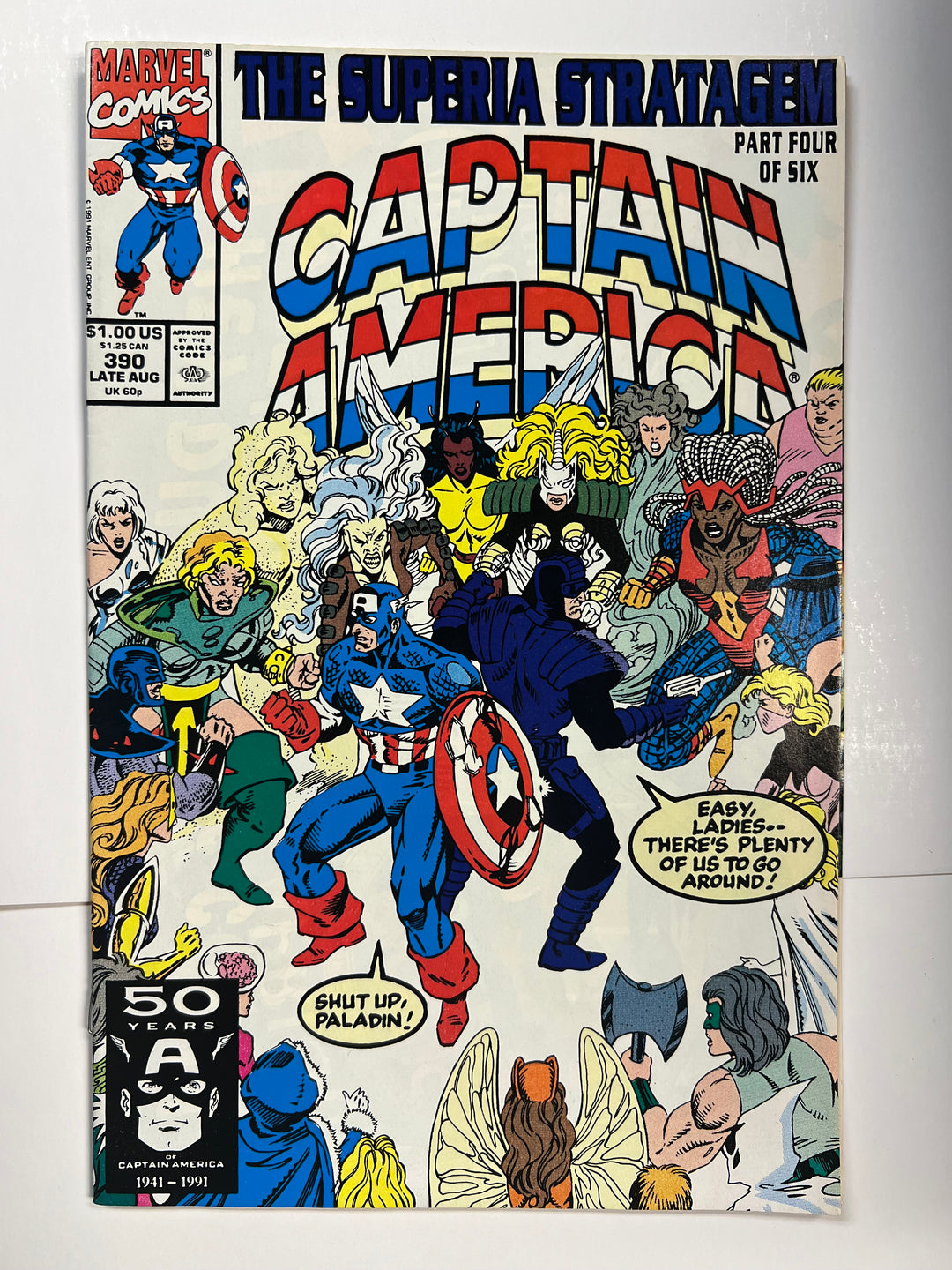 Captain America #390 Marvel 1991 VF+