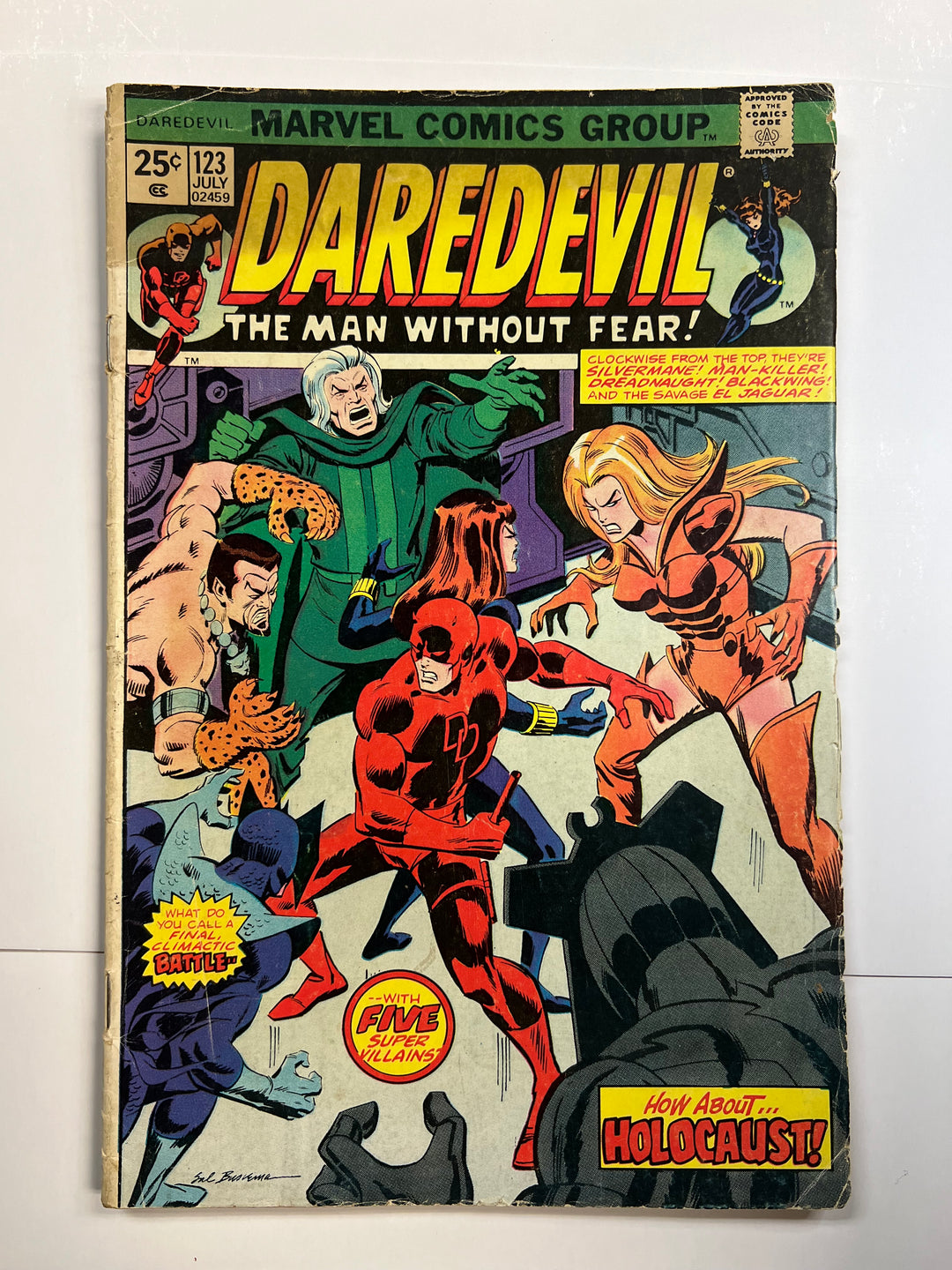 Daredevil #123 Marvel 1975 VG
