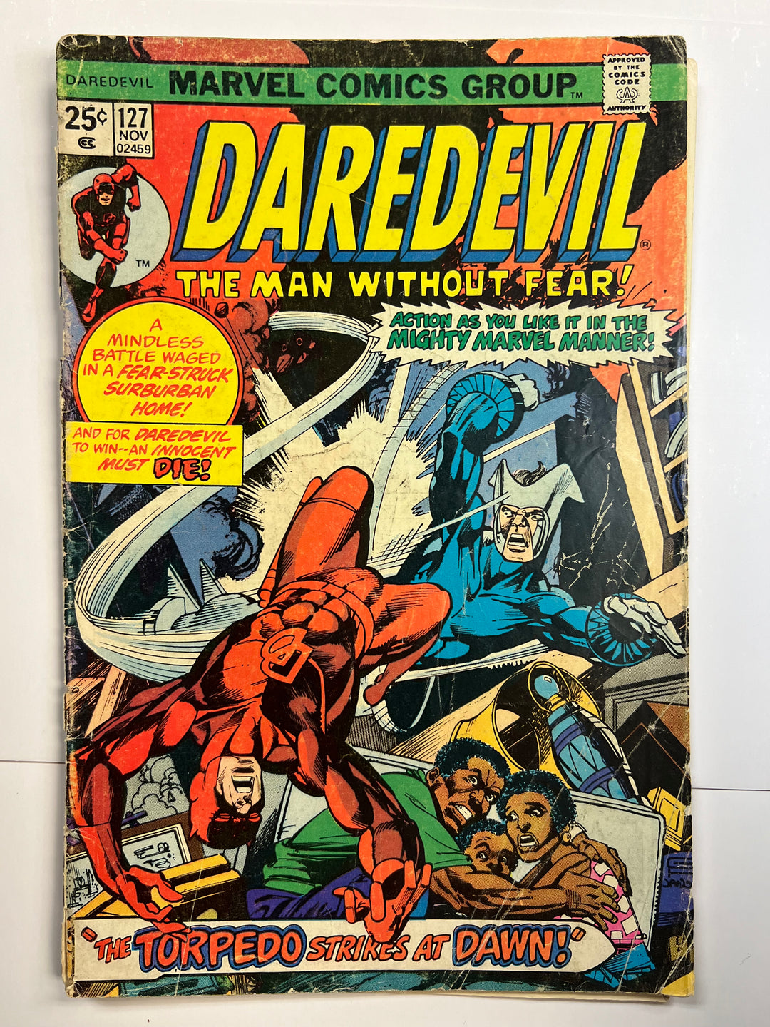 Daredevil #127 Marvel 1975 P/FR