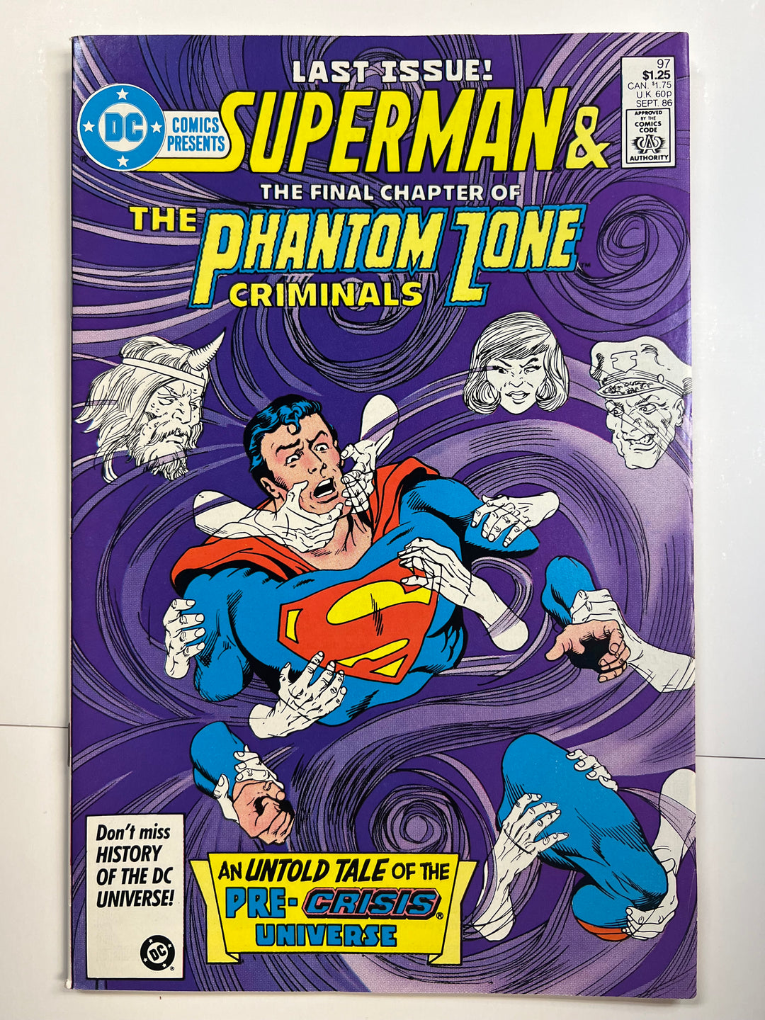 DC Comics Presents #97 DC 1986 VF