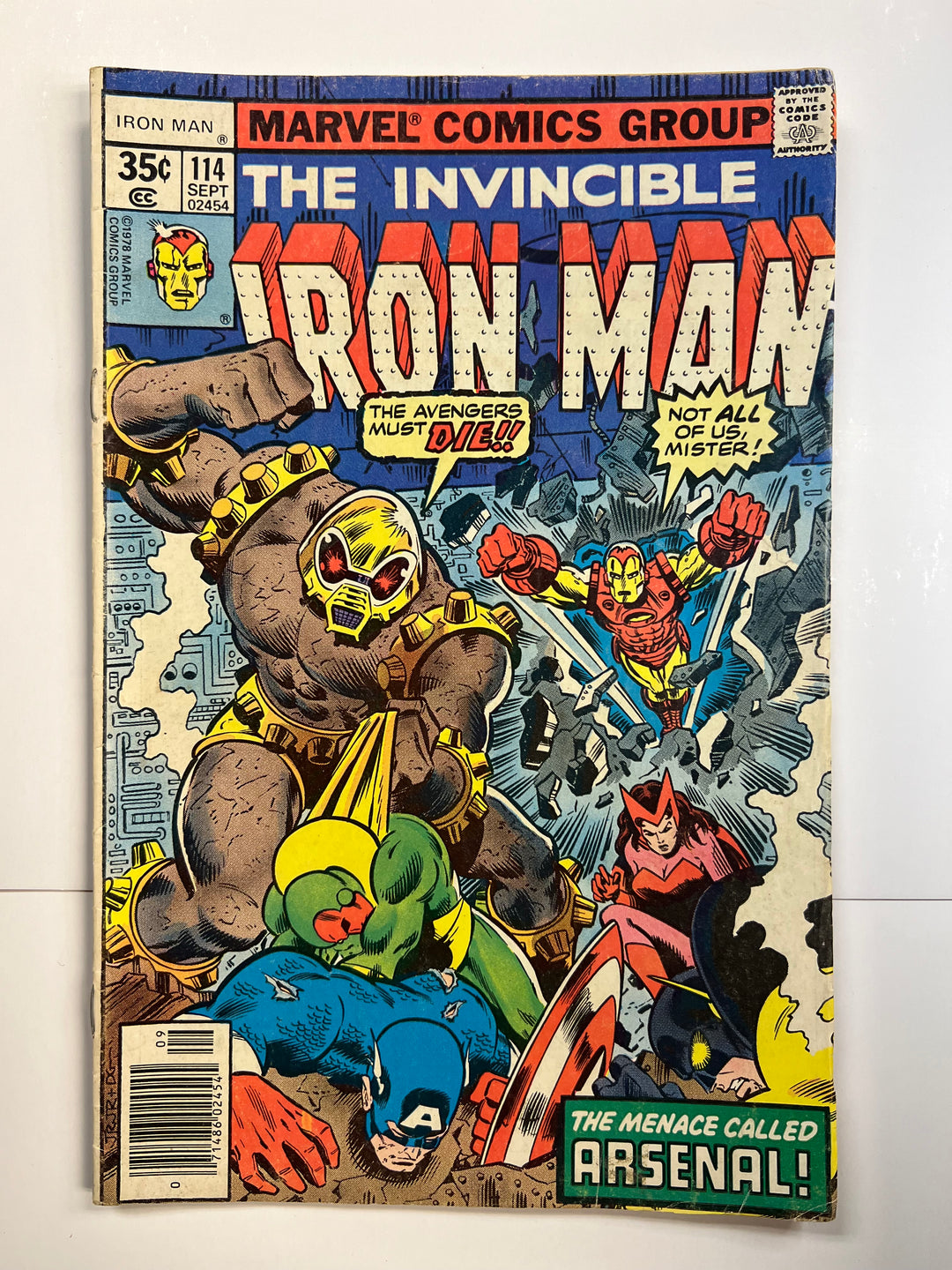 Iron Man #114 Marvel 1978 VG