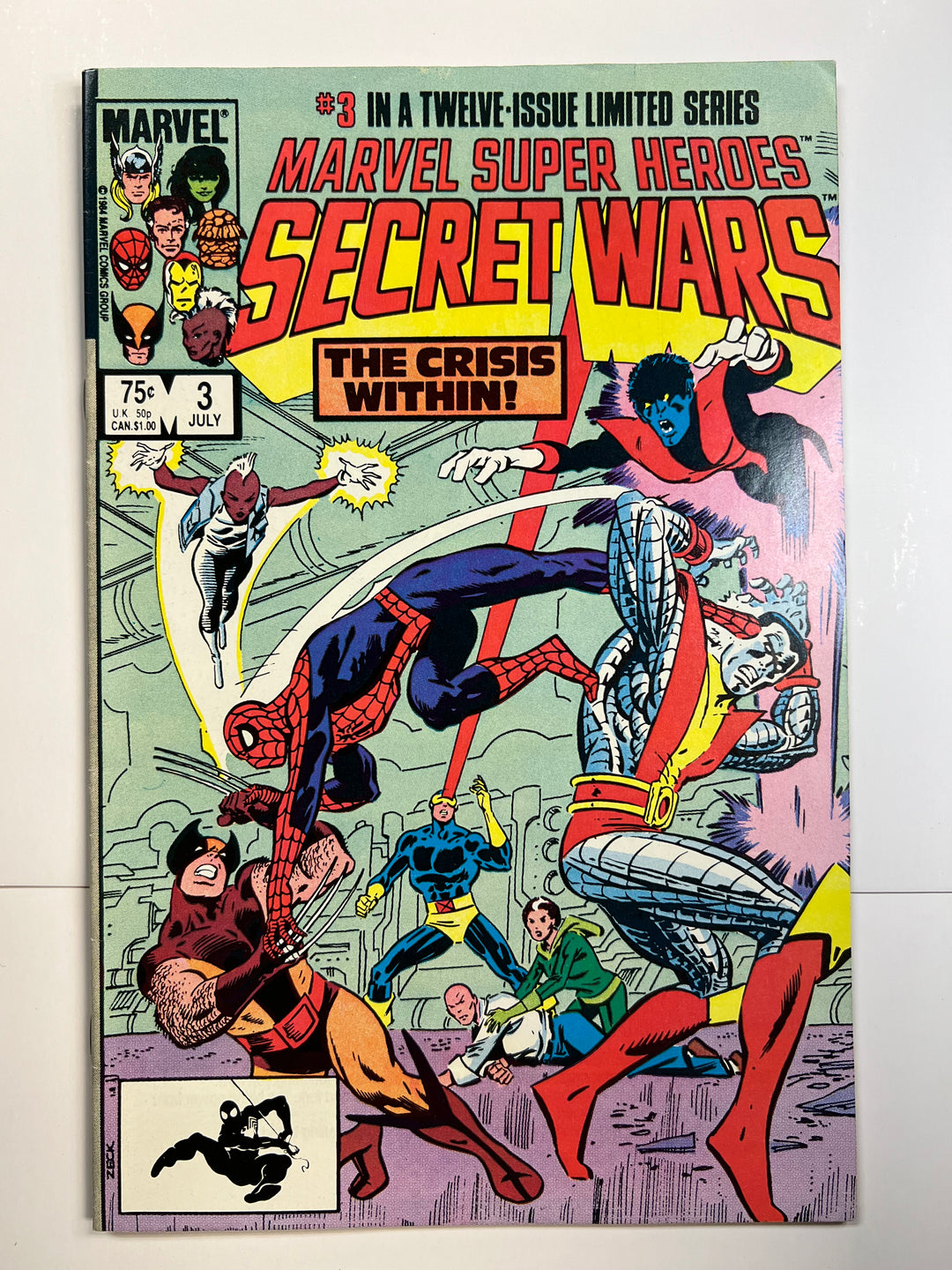 Marvel Super Heroes Secret Wars #3 Marvel 1984 F