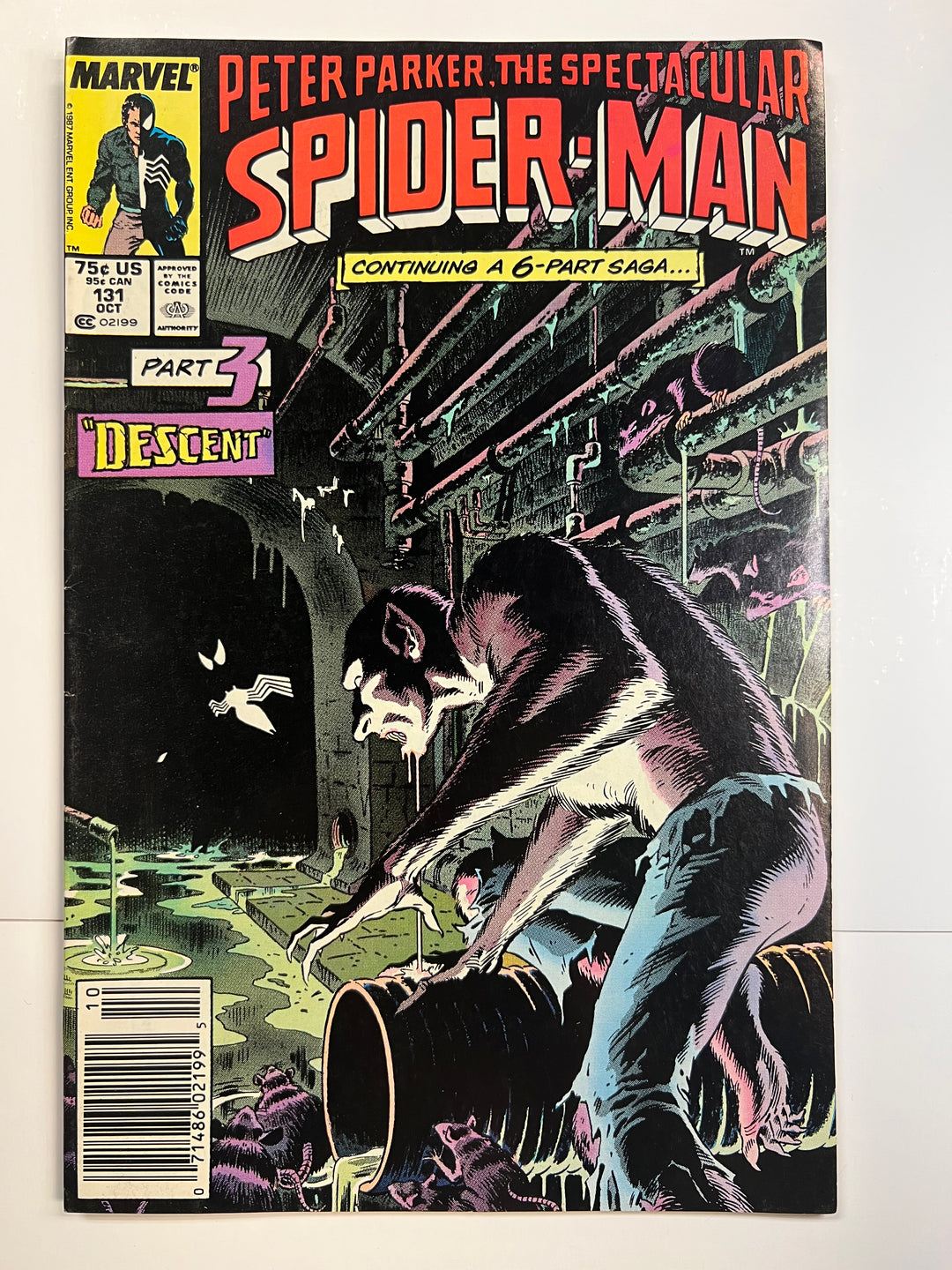 Peter Parker, the Spectacular Spider-Man #131 Marvel 1987 VG/F