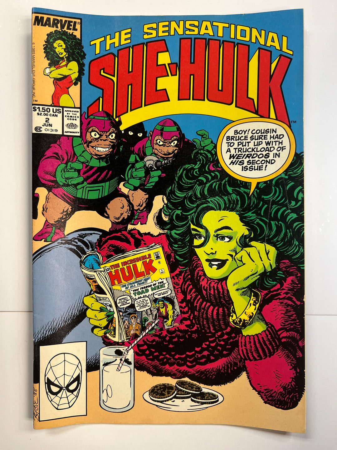 Sensational She-Hulk #2 Marvel 1989 F/VF