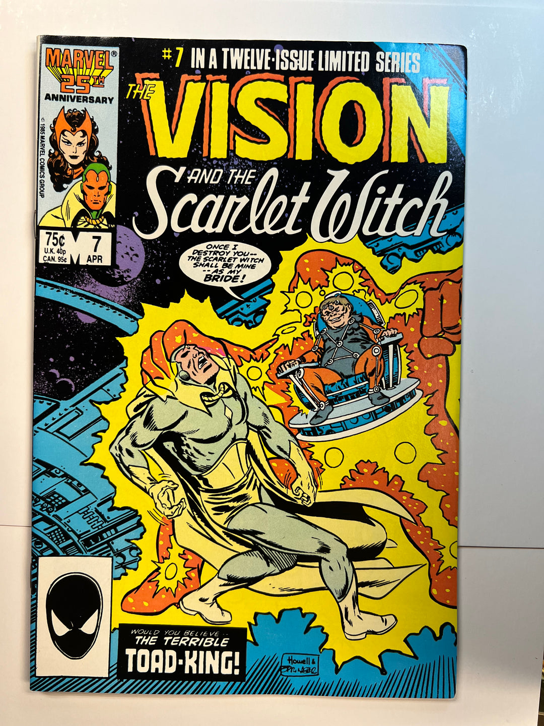 Vision and the Scarlet Witch #7 Marvel 1986 VF