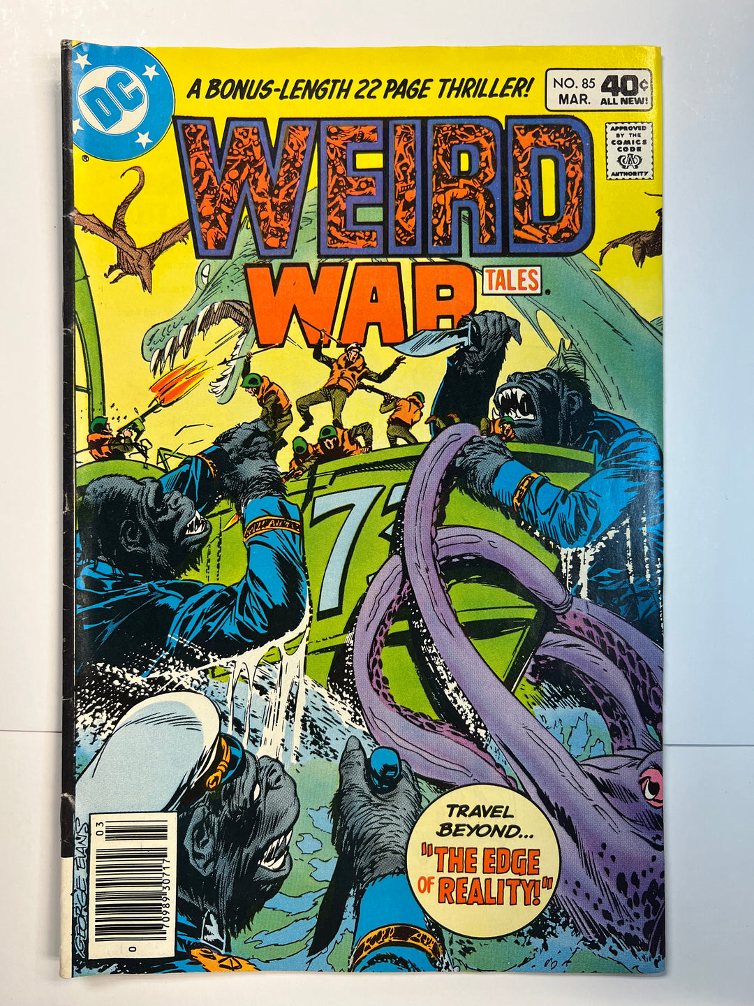 Weird War Tales #85 DC 1980 F-