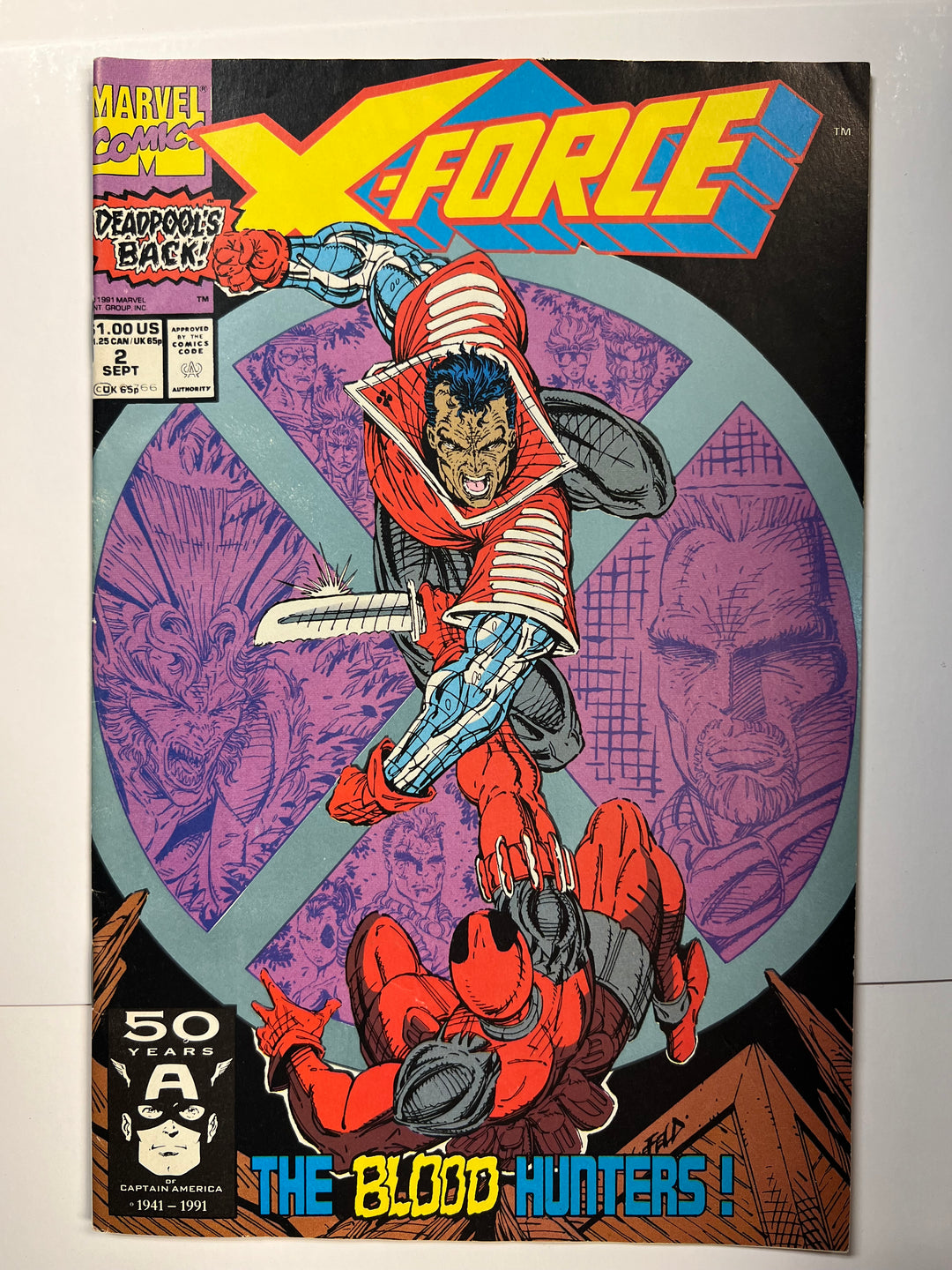 X-Force #2 Marvel 1991 F-