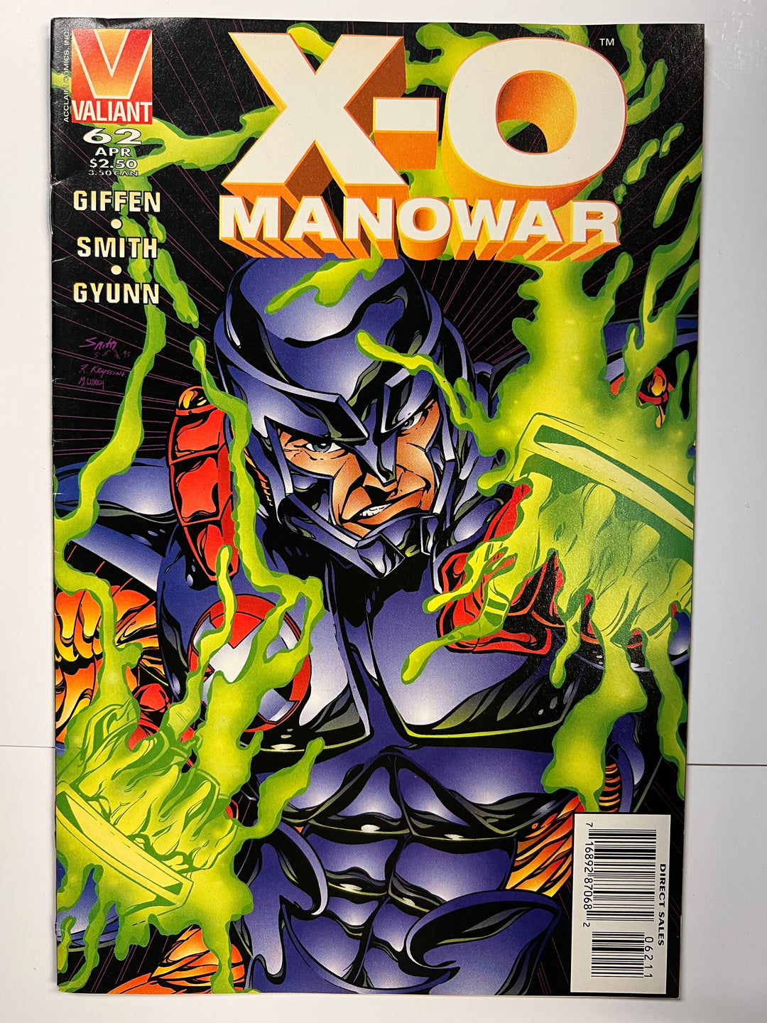 X-O Manowar #62 Valiant 1996 F