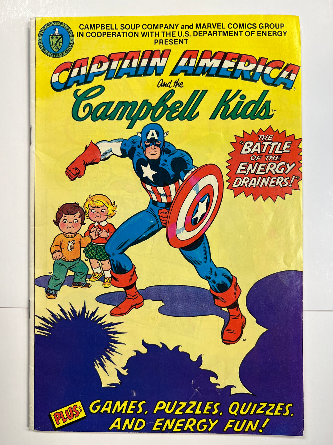 Captain America and the Campbell Kids Marvel 1980 VG/F