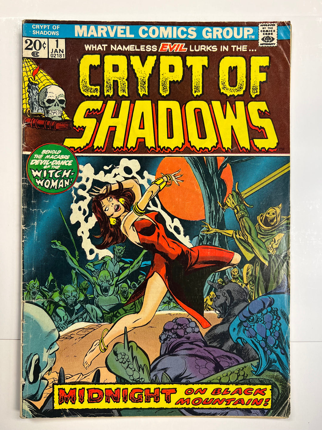 Crypt of Shadows #1 Marvel 1972 G/VG