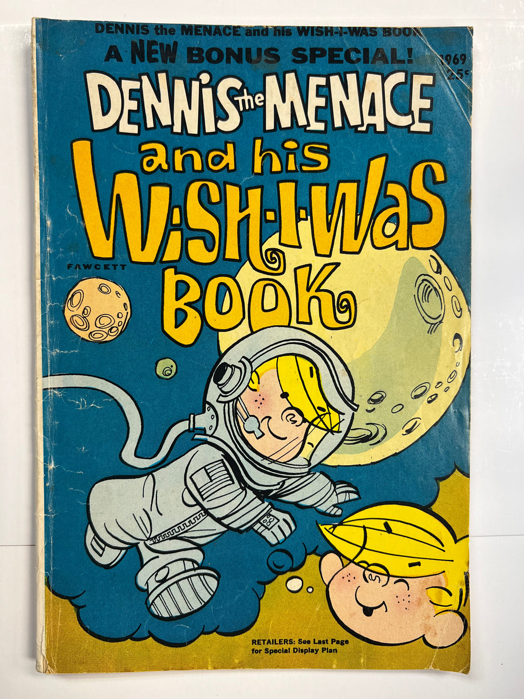 Dennis the Menace and His Wish-I-Was Book #63 Fawcett 1969 G/VG