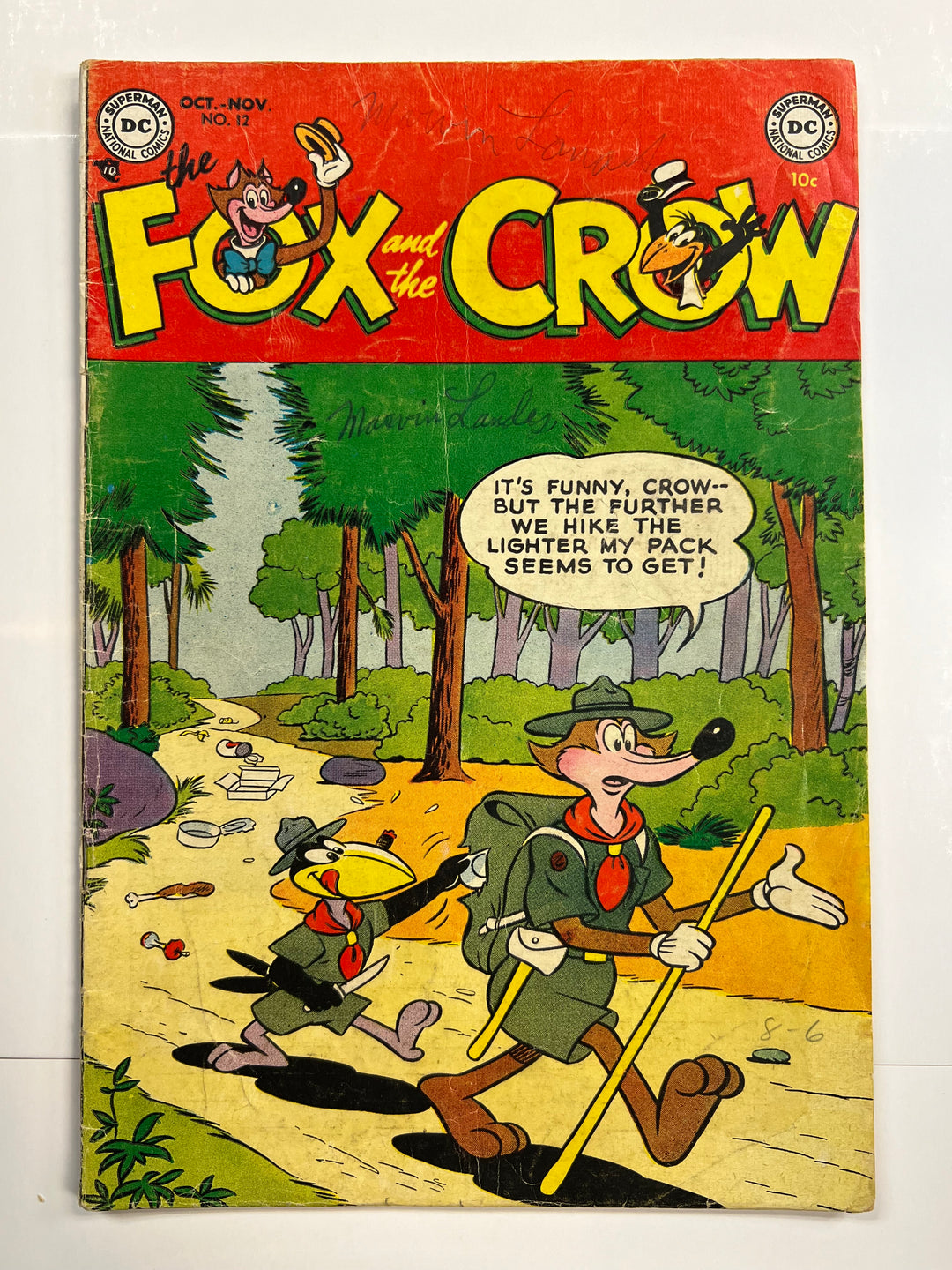 Fox and the Crown #12 DC 1953 VG/F