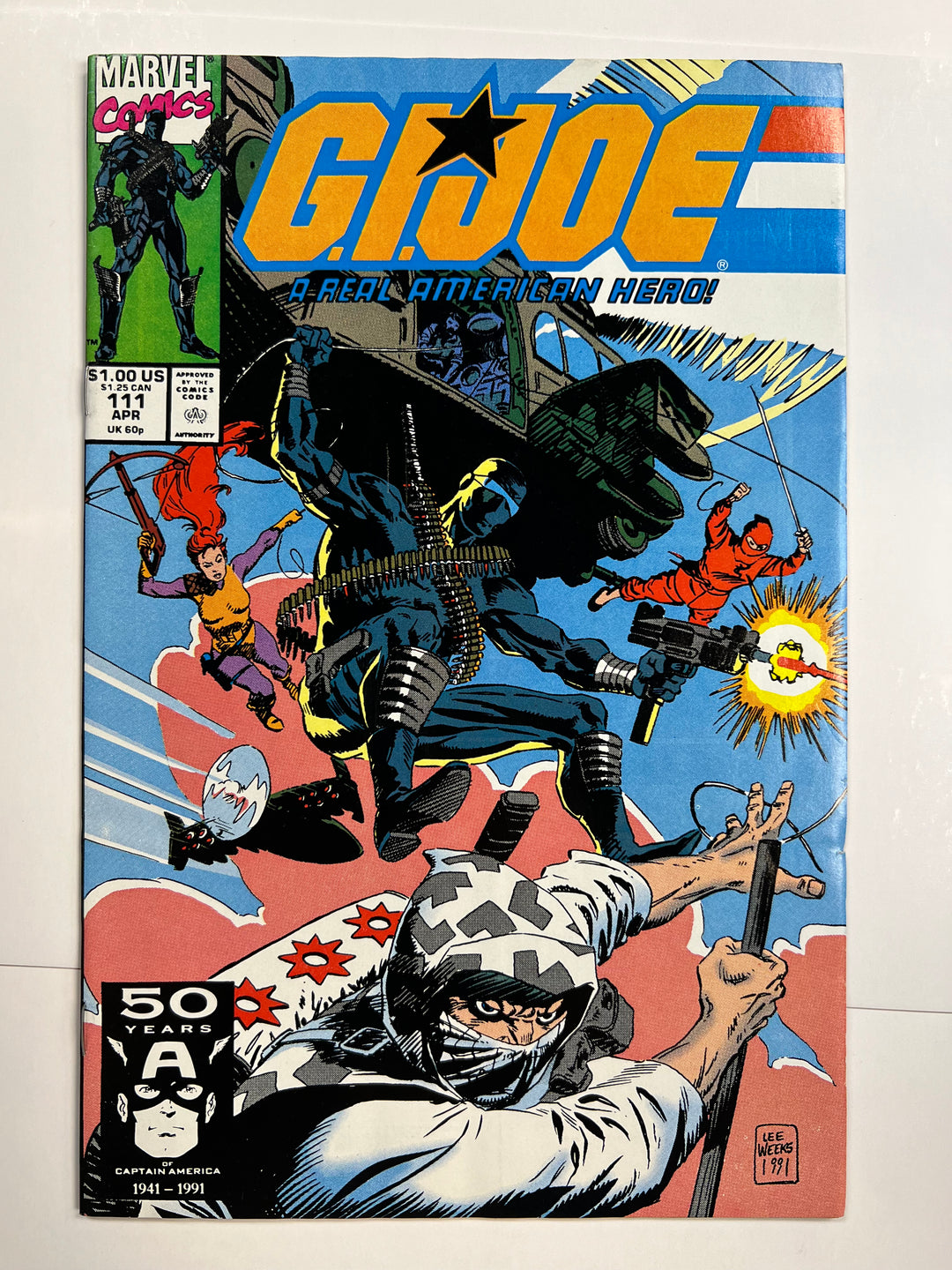 G.I. Joe: A Real American Hero #111 Marvel 1991 F+