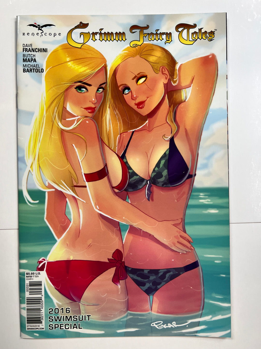 Grimm Fairy Tales 2016 Swimsuit Special Pekar Variant Zenescope 2016 F