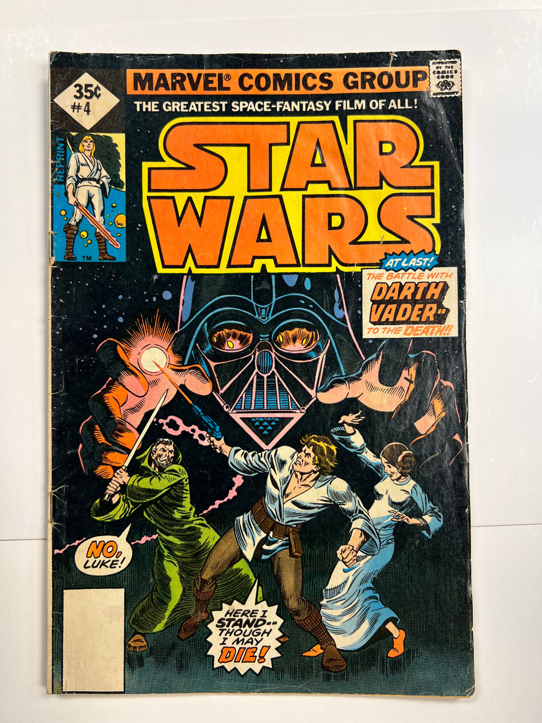 Star Wars #4 35¢ Whitman Reprint 2nd Print Marvel 1977 G