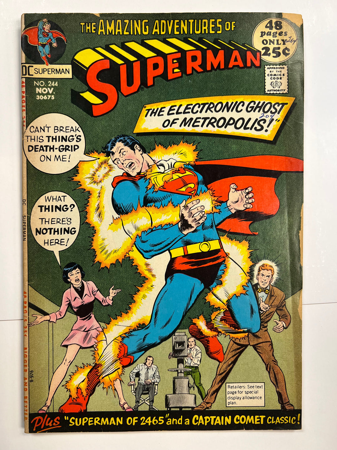 Superman #244 Dc 1971 G