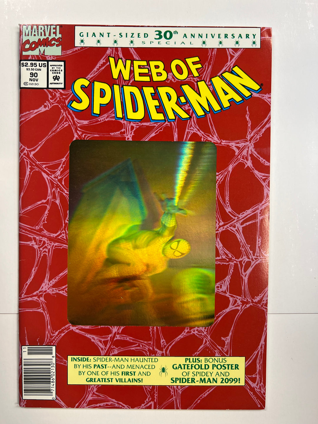 Web of Spider-Man #90 2nd Print Marvel 1992 VF-
