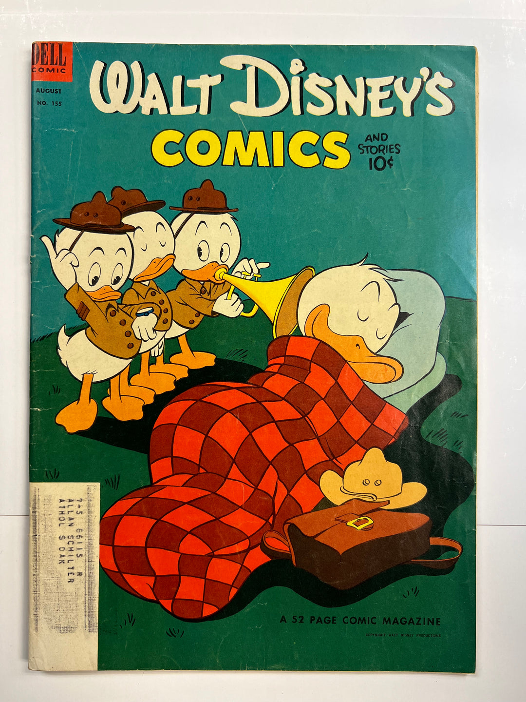 Walt Disney's Comics and Stories #155 Dell 1953 VG