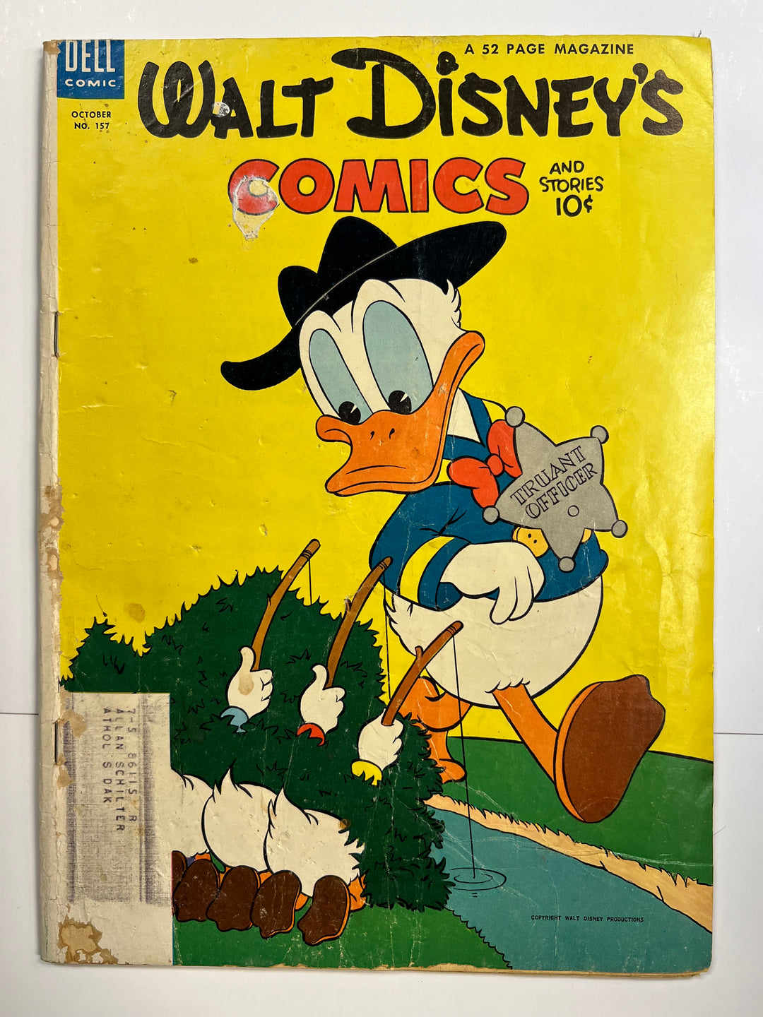 Walt Disney's Comics and Stories #157 Dell 1953 G