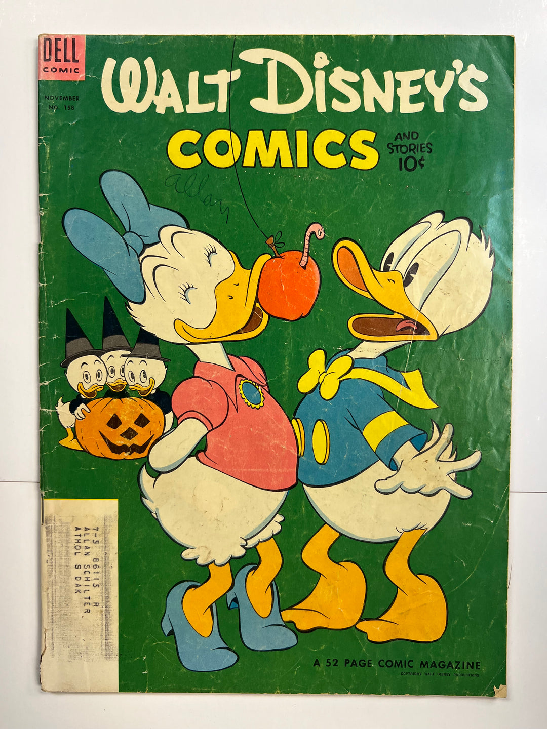 Walt Disney's Comics and Stories #158 Dell 1953 G