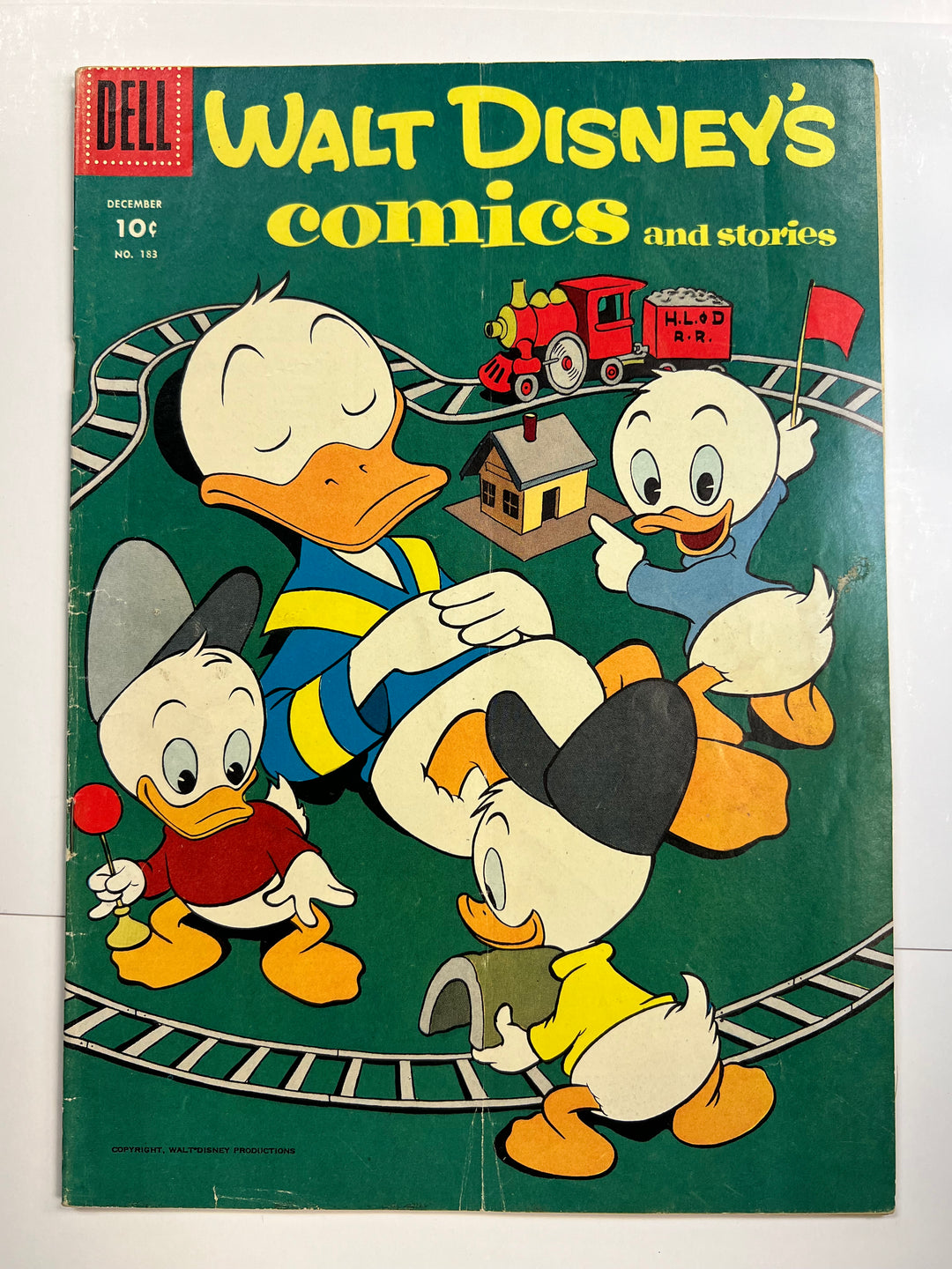 Walt Disney's Comics and Stories #183 Dell 1955 VG/F