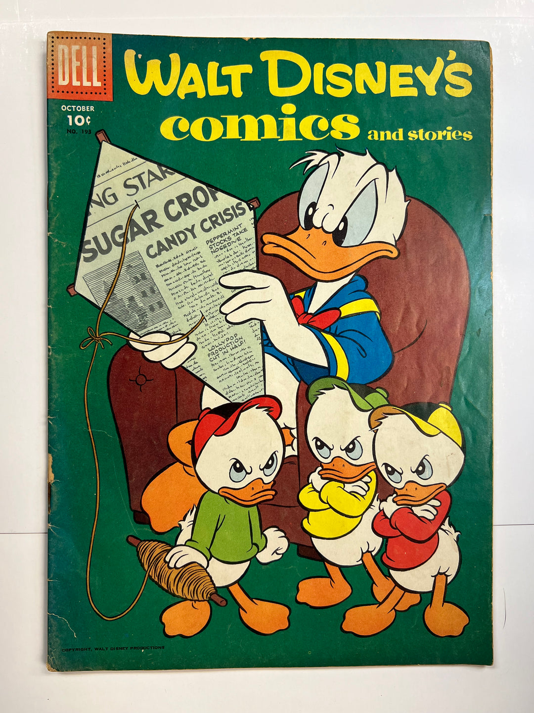 Walt Disney's Comics and Stories #193 Dell 1956 G/VG