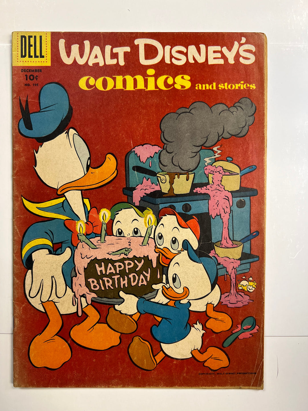 Walt Disney's Comics and Stories #195 Dell 1956 VG