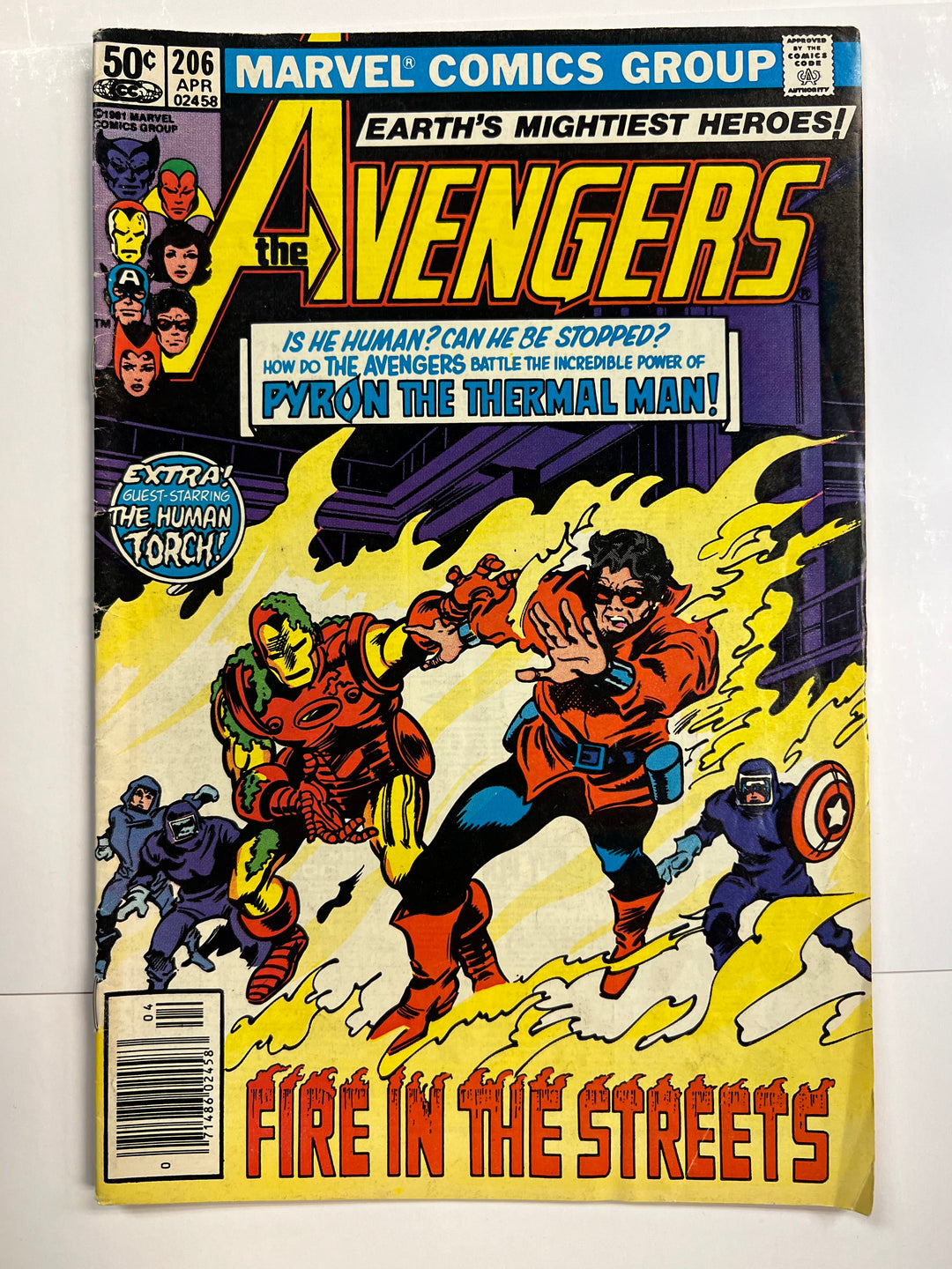 Avengers #206 Marvel 1981 VG