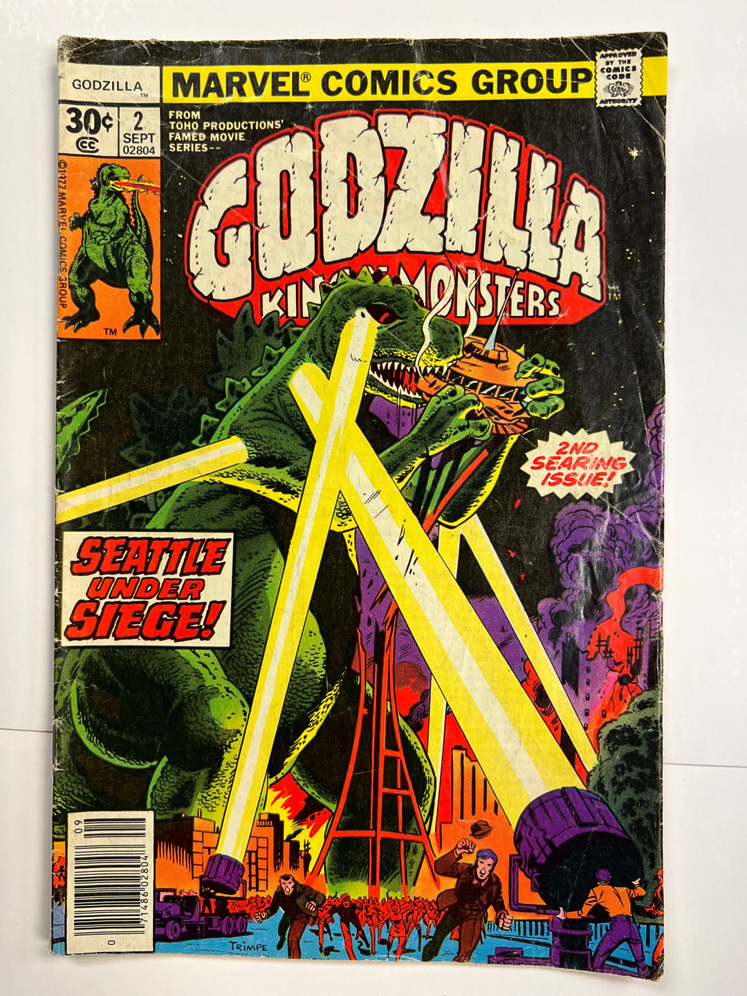 Godzilla #2 Marvel 1977 G/VG