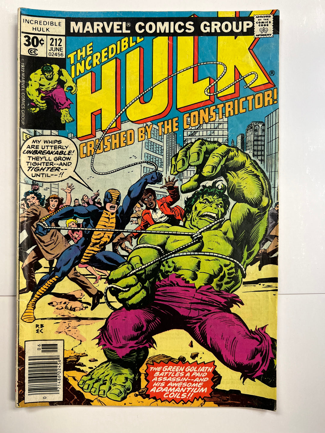 Incredible Hulk #212 Marvel 1977 VG/F