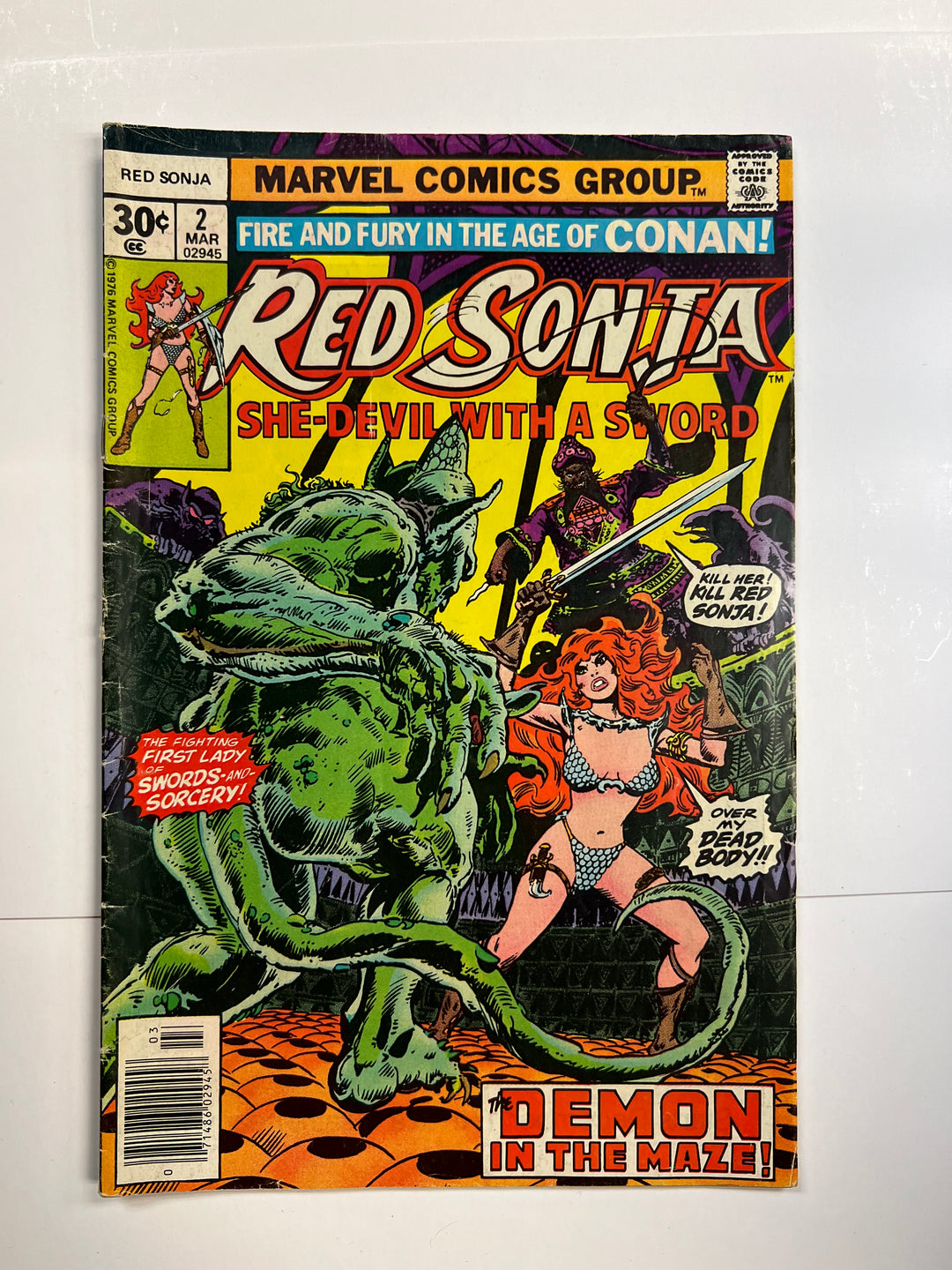 Red Sonja #2 Marvel 1976 VG