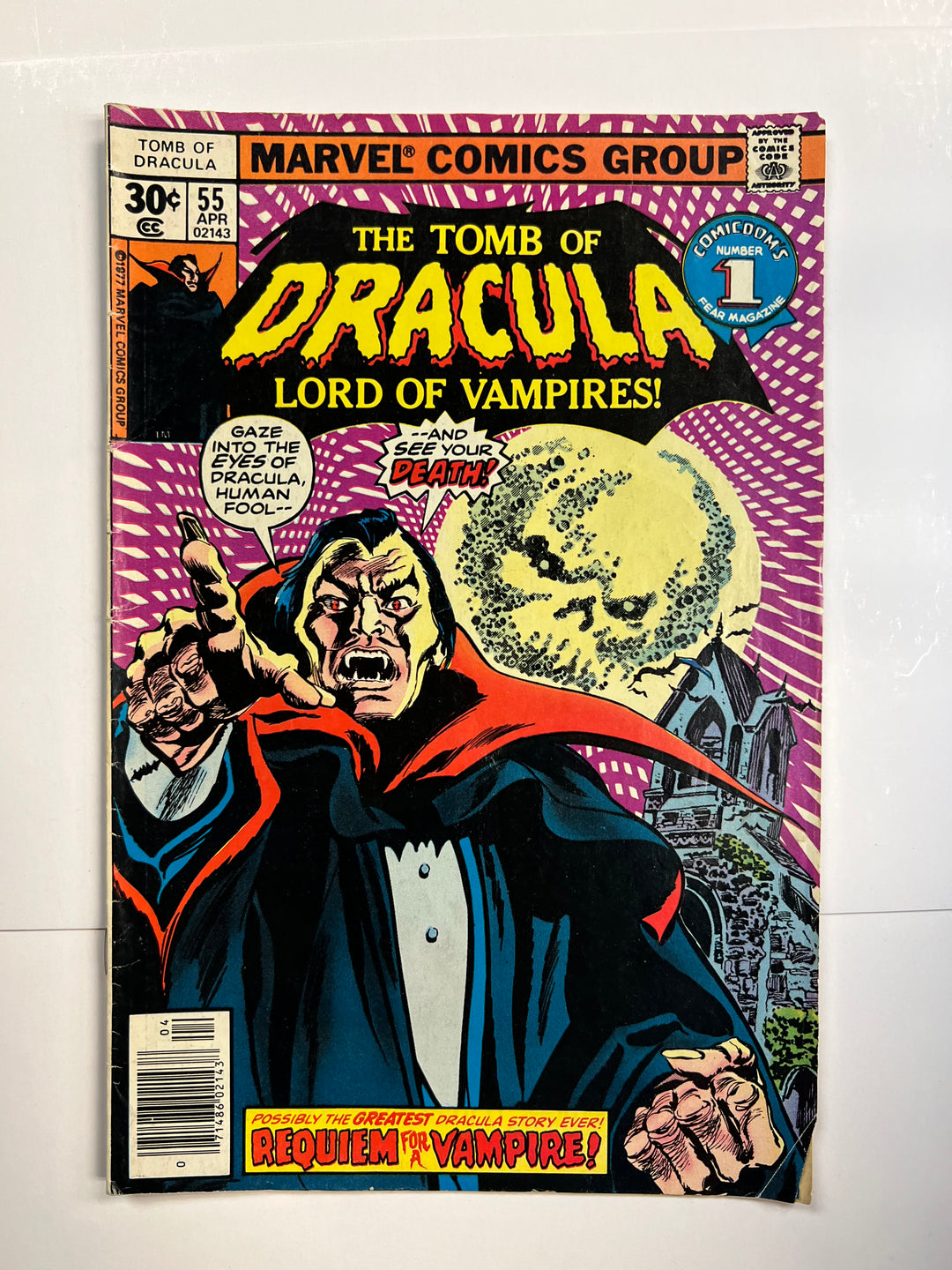 Tomb of Dracula #55 Marvel 1976 G/VG