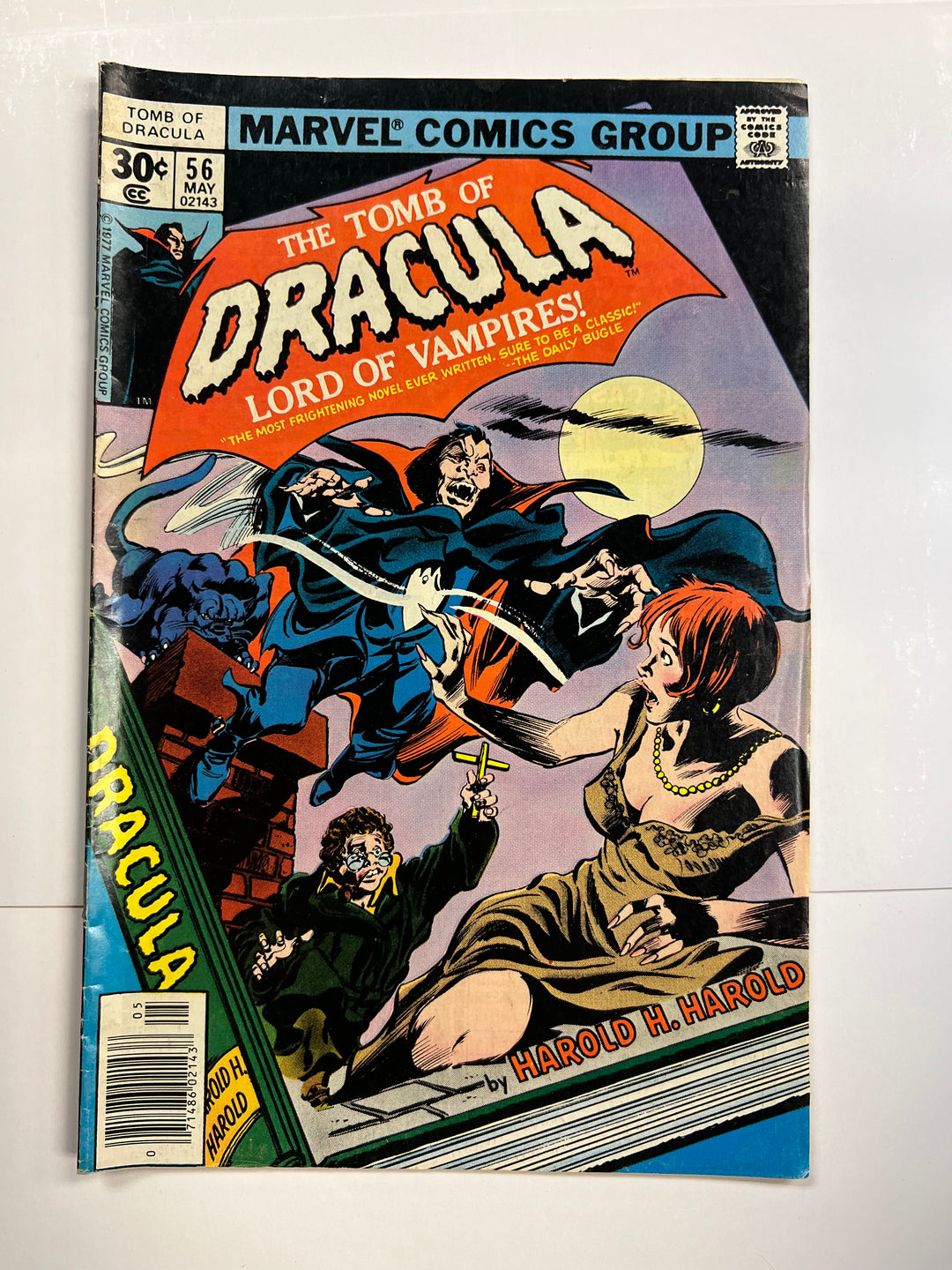 Tomb of Dracula #56 Marvel 1976 VG+