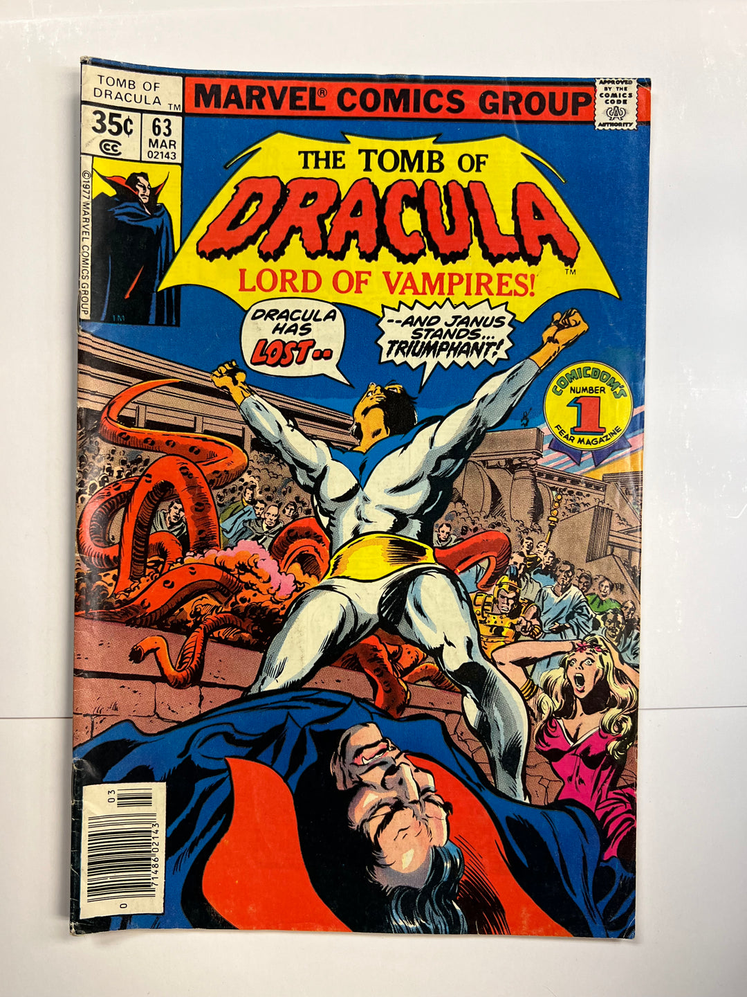 Tomb of Dracula #63 Marvel 1977 VG/F