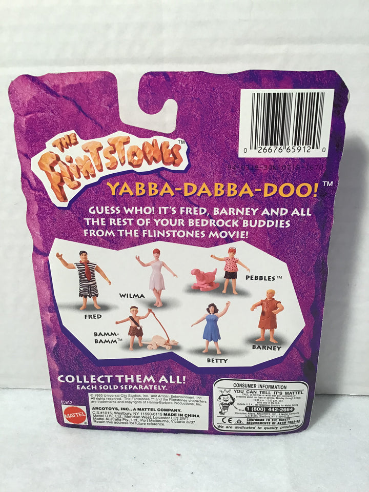 The Flintstones Movie Wilma Bendable Figure Mattel 1993 MOC